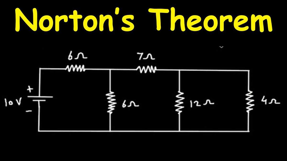 nortons theorem circuit diagram