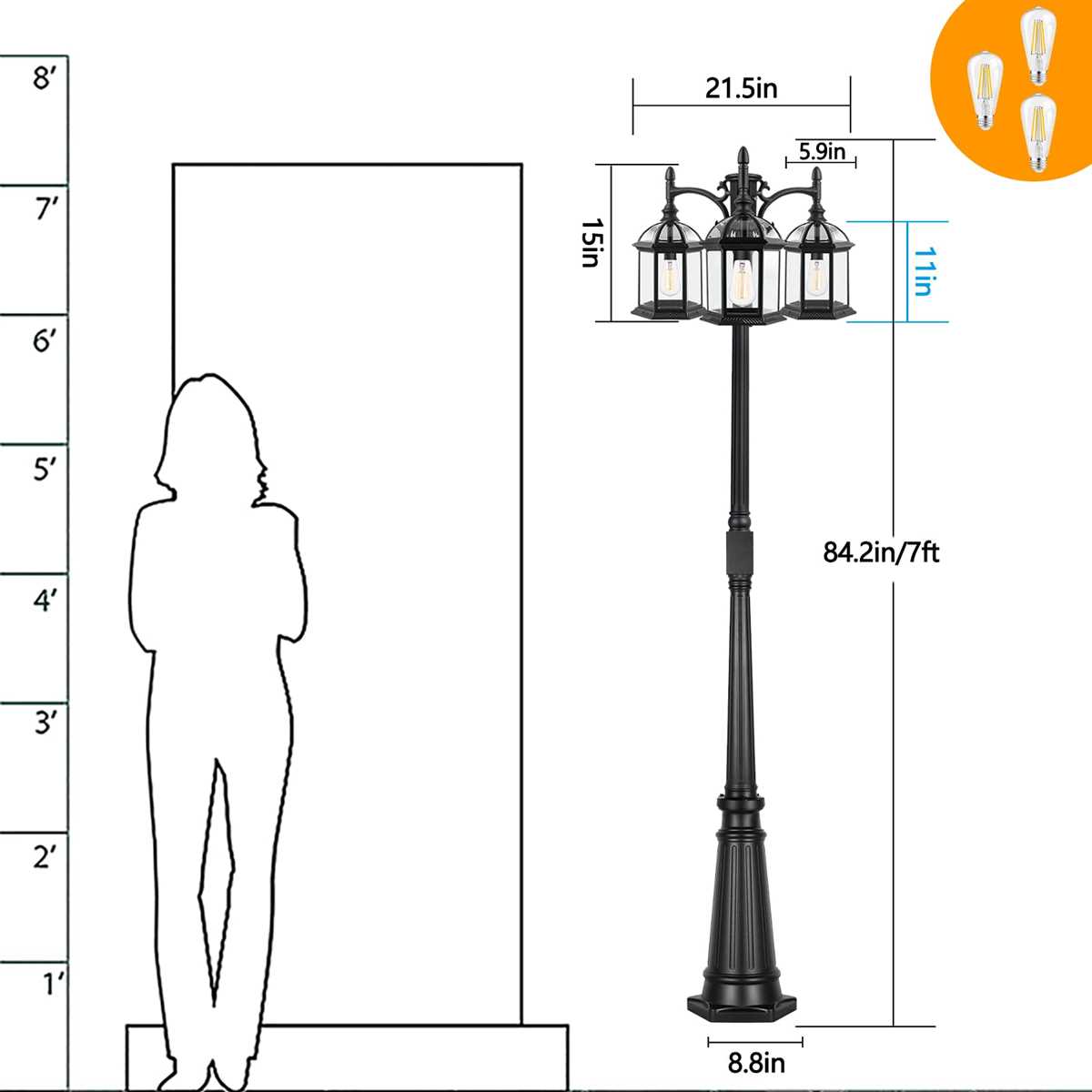 outdoor lamp post wiring diagram