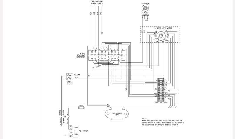 overhead crane control circuit diagram