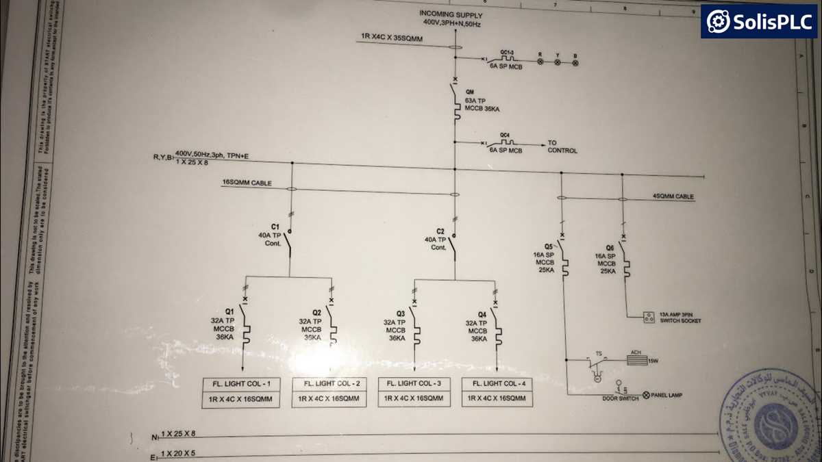 panel wiring diagram