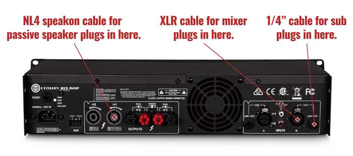 passive subwoofer wiring diagram