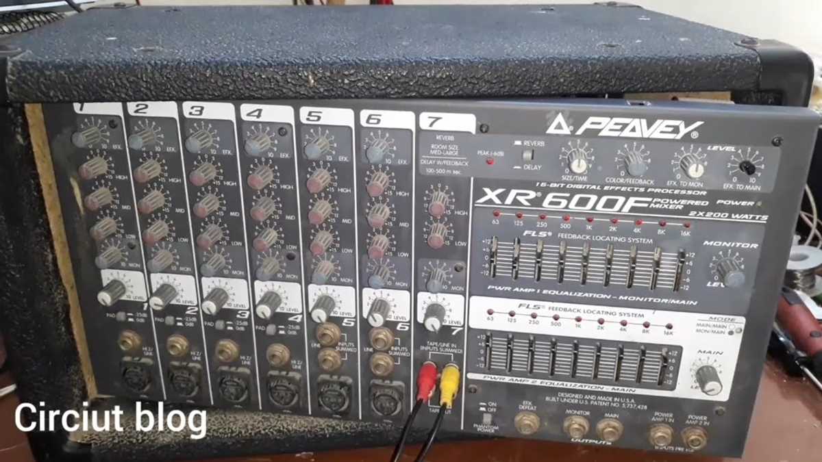 peavey xr600f schematic diagram
