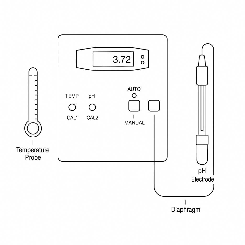 ph meter schematic diagram