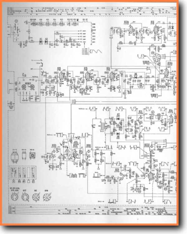 philips crt tv schematic diagram