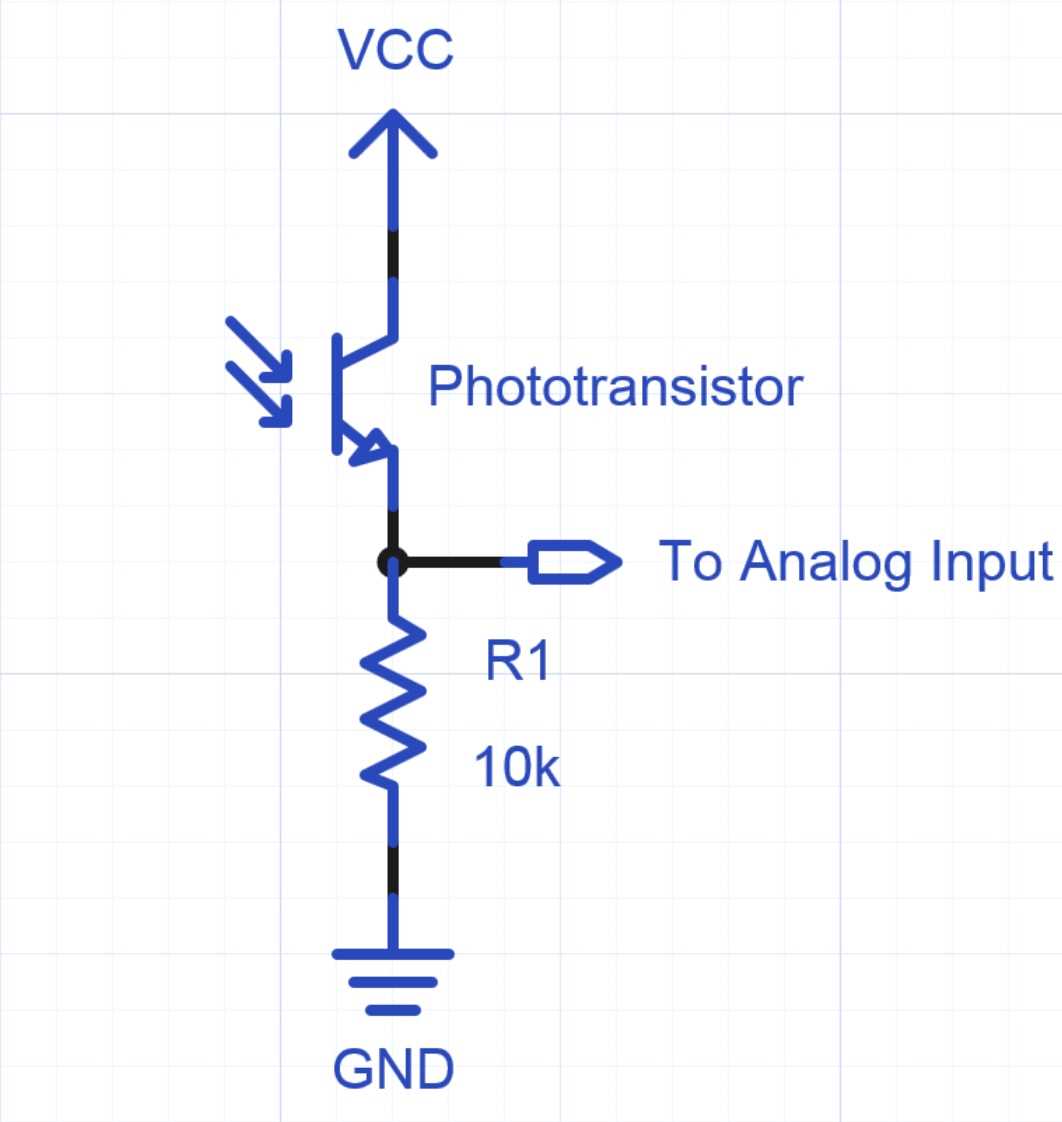 phototransistor circuit diagram