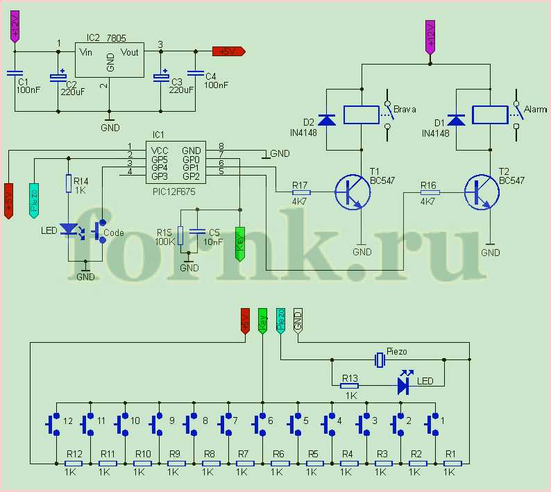 pic12f675 circuit diagram
