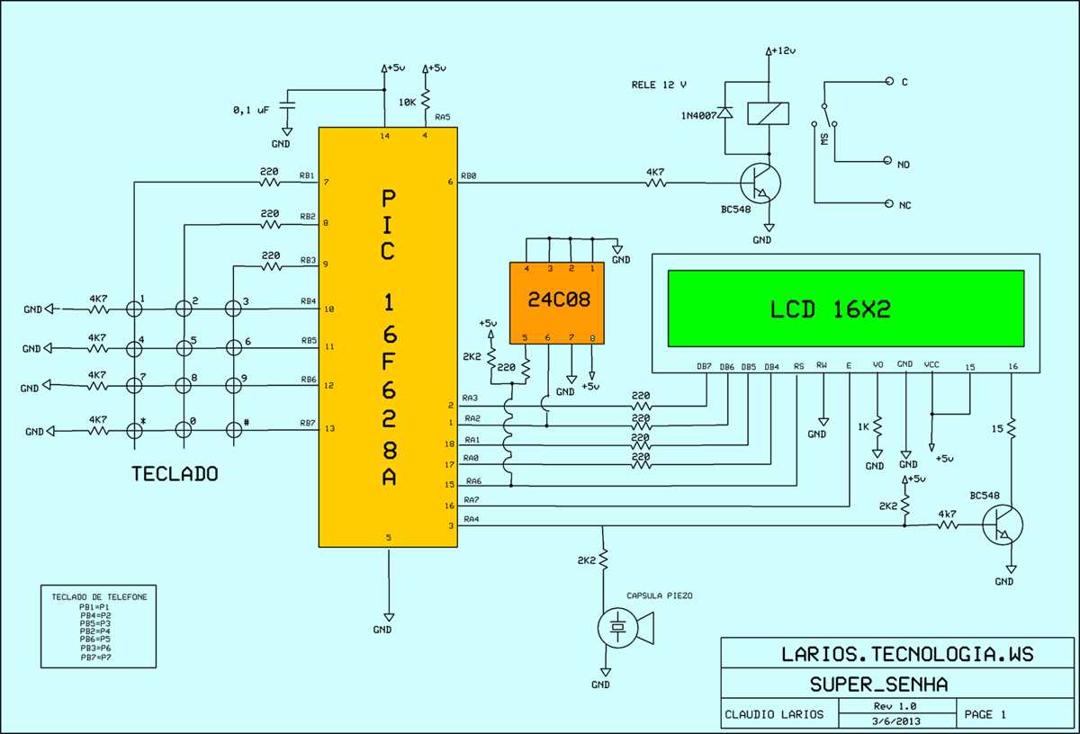 pic16f628a projects with circuit diagram pic16f628a projects with circuit diagram