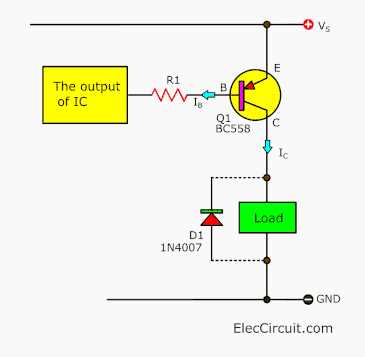 pnp transistor as a switch circuit diagram
