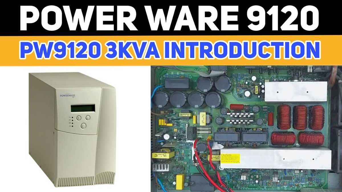 powerware 9120 schematic diagram