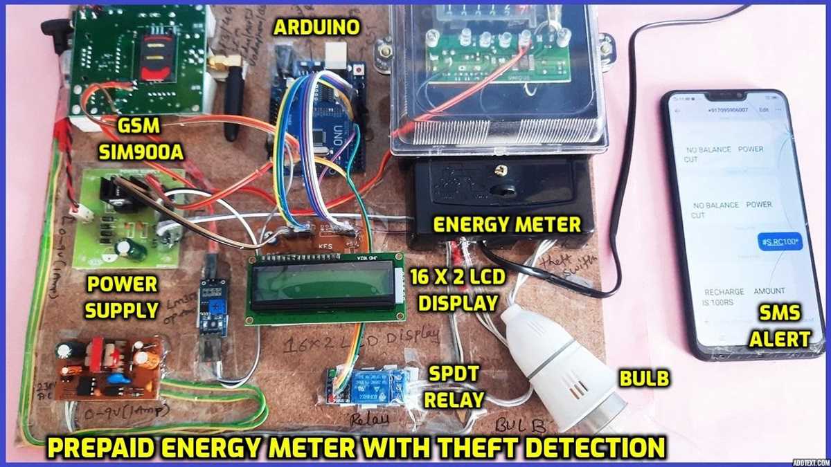 prepaid energy meter circuit diagram