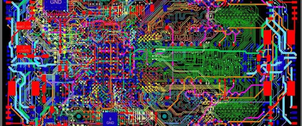 printed circuit board diagram