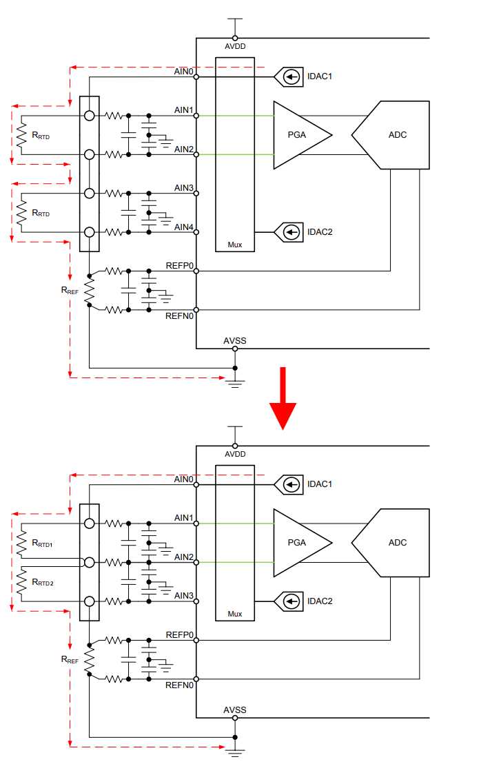 pt1000 temperature sensor circuit diagram