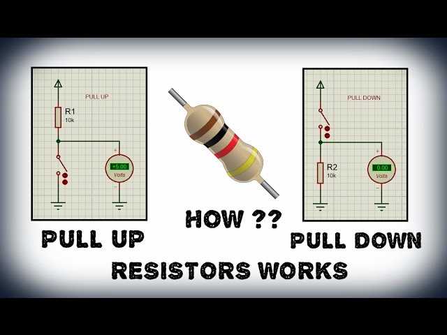 pull up resistor circuit diagram pull up resistor circuit diagram