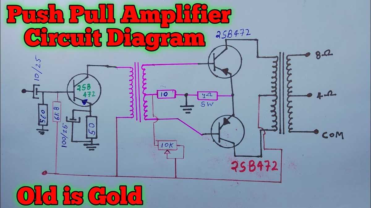 push pull output schematic diagram
