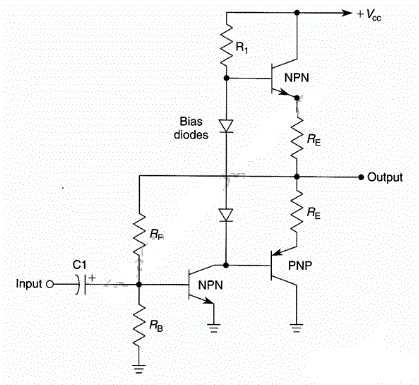 push pull output schematic diagram