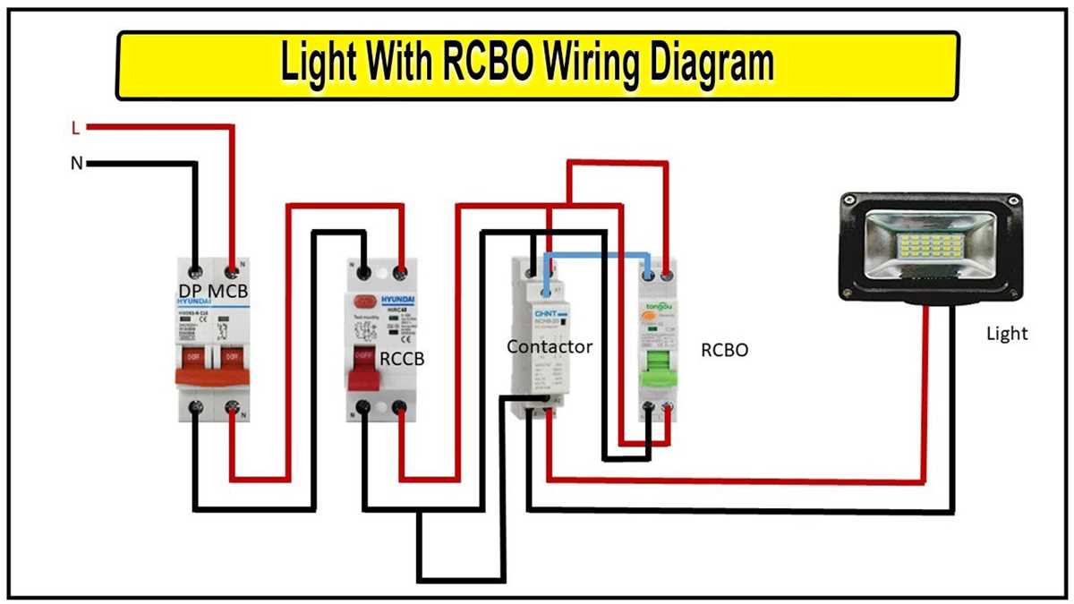 rcbo schematic diagram
