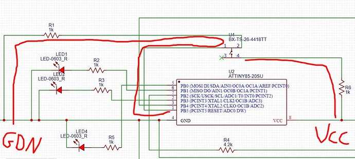 reset switch circuit diagram