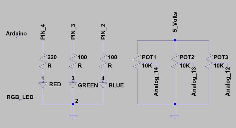rgb light circuit diagram