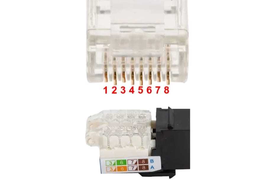 rj45 plug wiring diagram