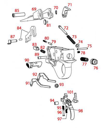 schematic ar15 trigger assembly diagram