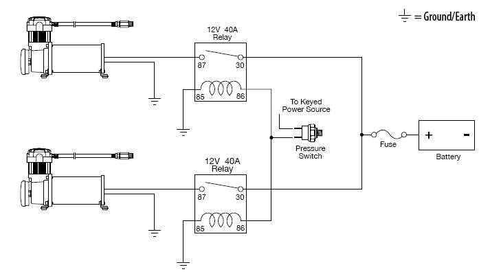 schematic diagram air suspension system