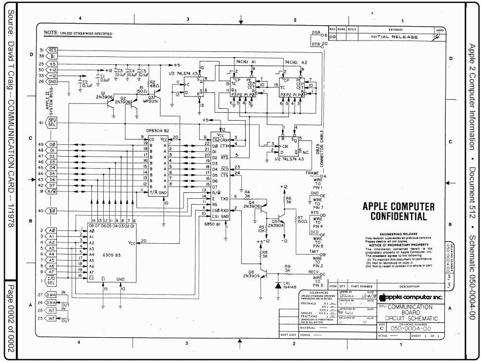 schematic diagram apple
