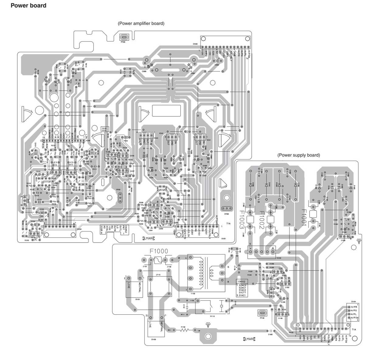 schematic diagram for gm075 3 1993 model circuit board