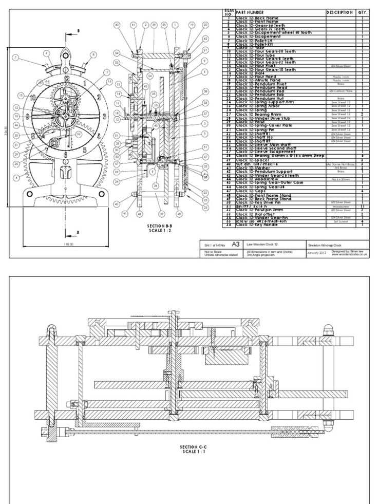 schematic diagram of a pebdlem clock