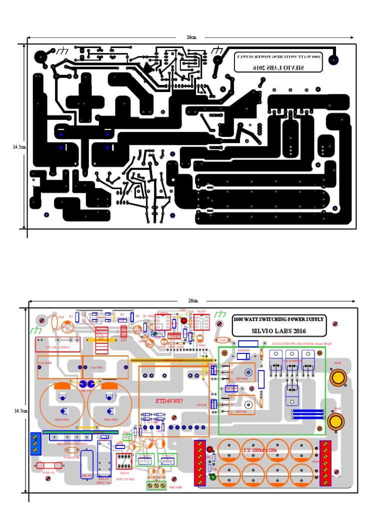 schematic diagram of amplifier 1000w