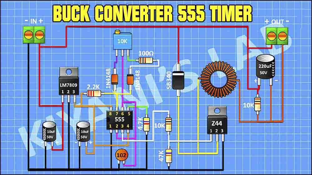 schematic diagram of buck converter
