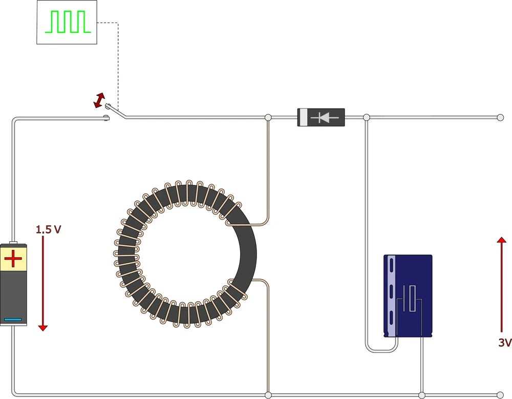 schematic diagram of buck converter