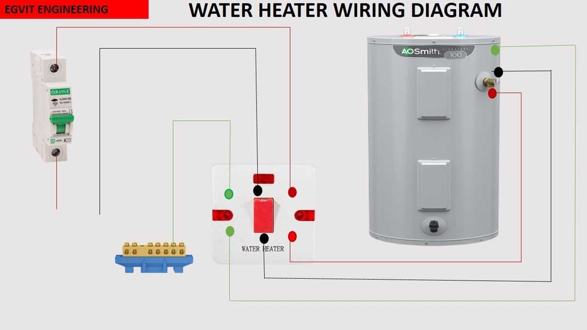 schematic diagram of electric water heater