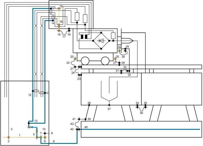 schematic diagram of electrostatic precipitator