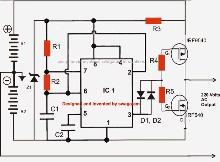 schematic diagram of transformerless inverter