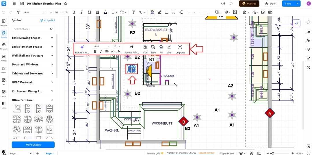 schematic diagram of your plan