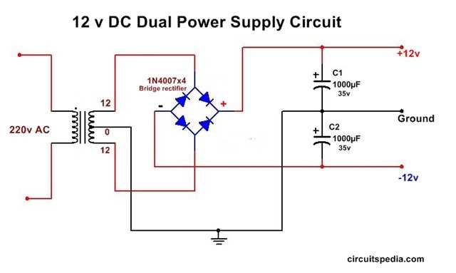 schematic diagram power supply