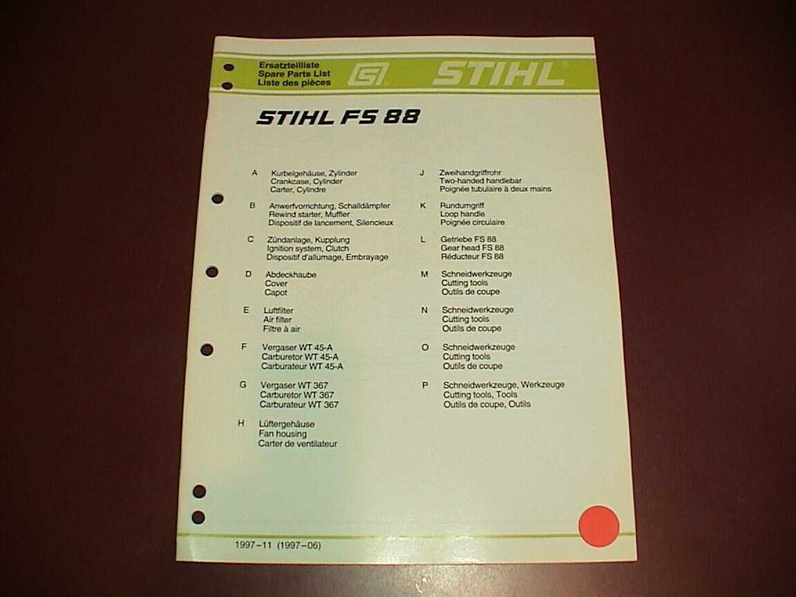 schematic diagram stihl string trimmer