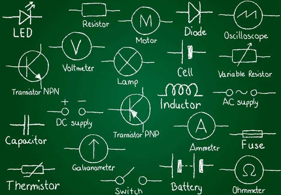 schematic diagrams circuit components
