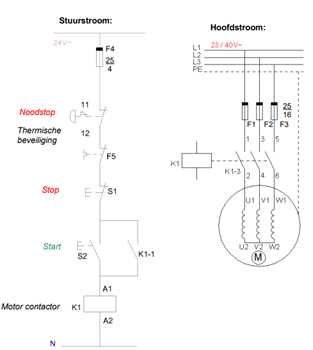 schematic emergency stop button wiring diagram
