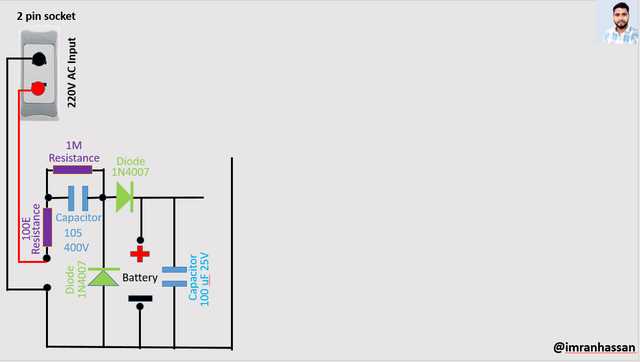 schematic mosquito bat circuit diagram