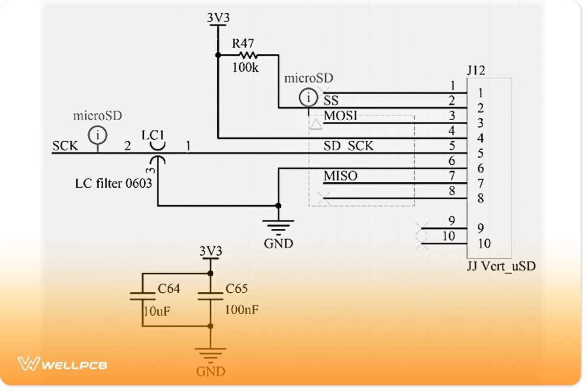 sd card circuit diagram sd card circuit diagram