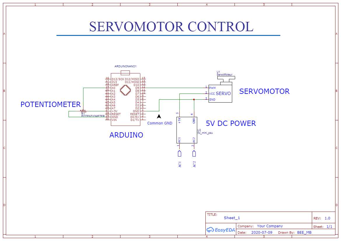 servo circuit diagram servo circuit diagram
