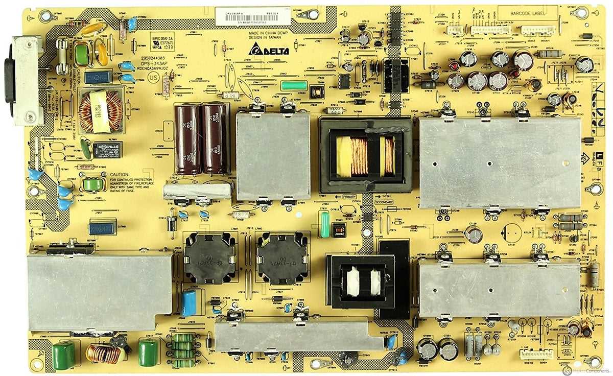 sharp tv circuit board diagram