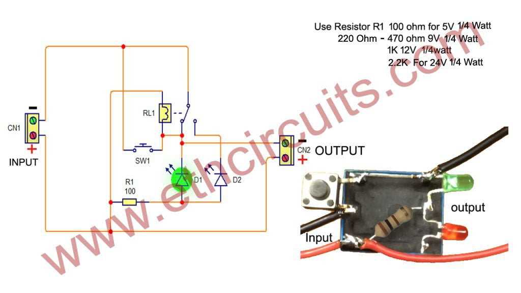 short circuit protection circuit diagram