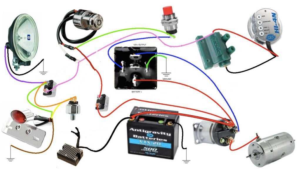 simple chopper wiring diagram