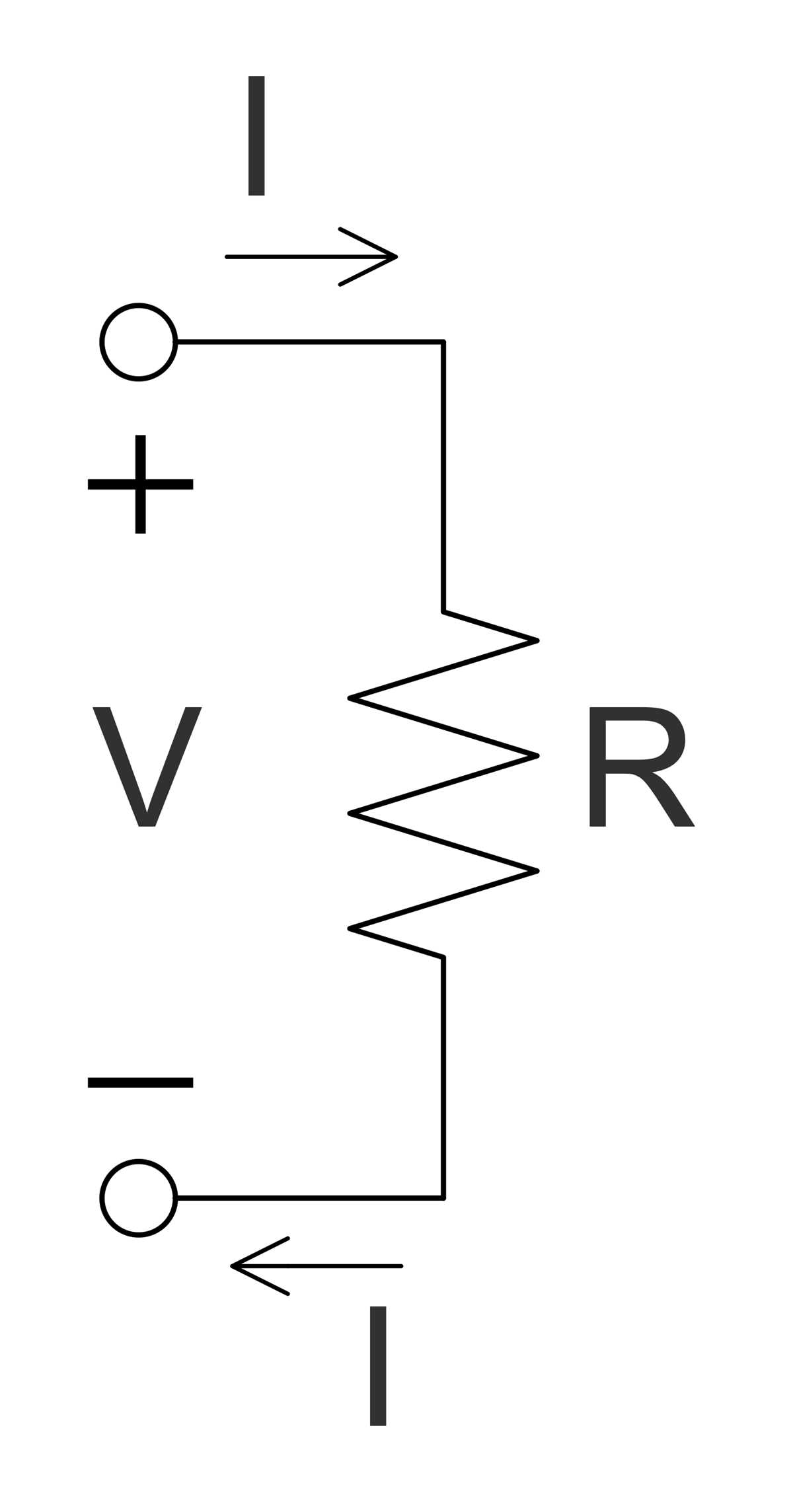 simple circuit diagram with resistor
