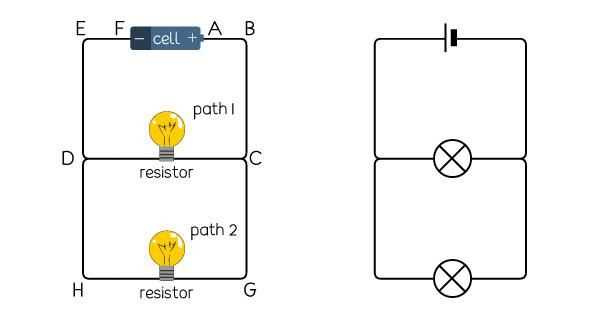 simple circuit diagram with resistor