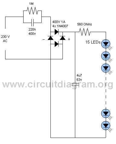 simple lamp circuit diagram
