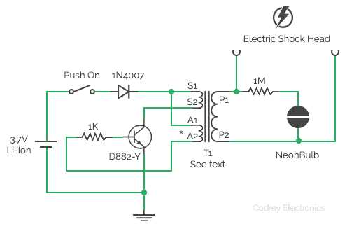 simple taser circuit diagram