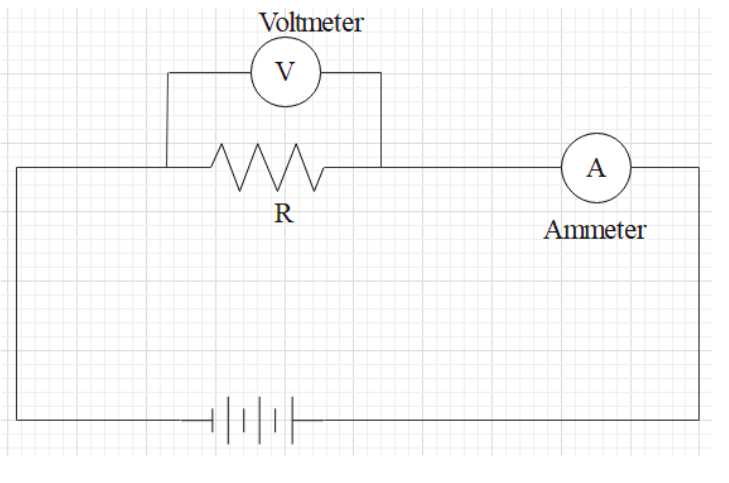 simple voltmeter circuit diagram